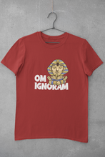 Load image into Gallery viewer, Om Ignoram Women Half Sleeves T-shirt- KidsFashionVilla