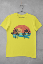 Load image into Gallery viewer, Sunset Women Half Sleeves T-shirt- KidsFashionVilla