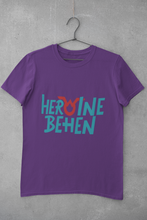 Load image into Gallery viewer, Heroine Behen Women Half Sleeves T-shirt- KidsFashionVilla