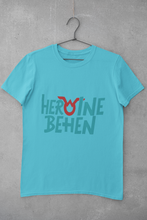 Load image into Gallery viewer, Heroine Behen Women Half Sleeves T-shirt- KidsFashionVilla