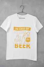 Load image into Gallery viewer, My Blood Type Is Beer Mens Half Sleeves T-shirt- KidsFashionVilla