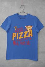 Load image into Gallery viewer, Pizza Women Half Sleeves T-shirt- KidsFashionVilla
