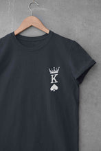 Load image into Gallery viewer, Herren Krone King Of Spades Poker Side Pocket Mens Half Sleeves T-shirt- KidsFashionVilla
