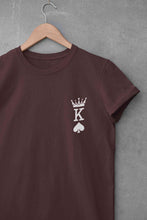 Load image into Gallery viewer, Herren Krone King Of Spades Poker Side Pocket Mens Half Sleeves T-shirt- KidsFashionVilla