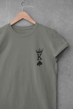Load image into Gallery viewer, Herren Krone King Of Spades Poker Side Pocket Mens Half Sleeves T-shirt- KidsFashionVilla