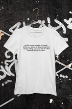 Load image into Gallery viewer, My Life Is That Eposide of Friends Mens Half Sleeves T-shirt- KidsFashionVilla