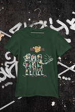 Load image into Gallery viewer, Friends Selfie Holi Mens Half Sleeves T-shirt- KidsFashionVilla