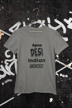 Load image into Gallery viewer, Apna Desi Indian Architect Profession Women Half Sleeves T-shirt- KidsFashionVilla
