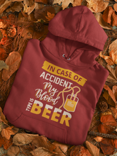 Load image into Gallery viewer, My Blood Type Is Beer Men Hoodies-KidsFashionVilla