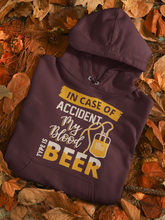 Load image into Gallery viewer, My Blood Type Is Beer Men Hoodies-KidsFashionVilla