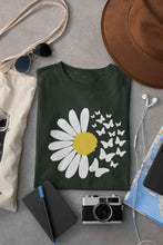 Load image into Gallery viewer, Cute Butterfly Daizy Graphic Women Half Sleeves T-shirt- KidsFashionVilla