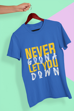 Load image into Gallery viewer, Never let You Down Women Half Sleeves T-shirt- KidsFashionVilla