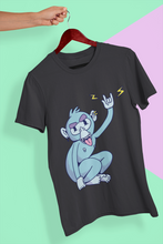 Load image into Gallery viewer, Rocker Monkey Women Half Sleeves T-shirt- KidsFashionVilla