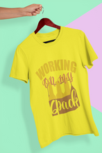 Load image into Gallery viewer, Working On My Six Pack Women Half Sleeves T-shirt- KidsFashionVilla