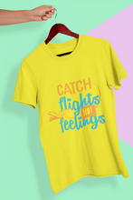 Load image into Gallery viewer, Catch Flights Not Feelings Women Half Sleeves T-shirt- KidsFashionVilla