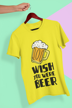 Load image into Gallery viewer, Wish You Were Beer Women Half Sleeves T-shirt- KidsFashionVilla