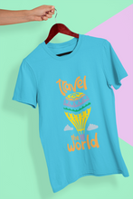 Load image into Gallery viewer, Travel The World Women Half Sleeves T-shirt- KidsFashionVilla