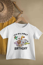 Load image into Gallery viewer, First Birthday Family Half Sleeves T-Shirts-KidsFashionVilla