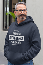 Load image into Gallery viewer, Make A Difference Men Hoodies-KidsFashionVilla