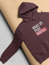 Load image into Gallery viewer, Wake Up Pray Hustle Men Hoodies-KidsFashionVilla