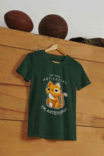 Load image into Gallery viewer, I Am Not AntiSocial I Am AntiStupid Funny Graphic Mens Half Sleeves T-shirt- KidsFashionVilla