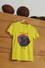 Load image into Gallery viewer, Crow Inspired By The Sandman Comic Book Women Half Sleeves T-shirt- KidsFashionVilla