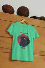 Load image into Gallery viewer, Crow Inspired By The Sandman Comic Book Women Half Sleeves T-shirt- KidsFashionVilla