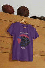 Load image into Gallery viewer, Crow Inspired By The Sandman Comic Book Women Half Sleeves T-shirt- KidsFashionVilla