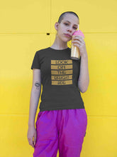 Load image into Gallery viewer, Look On The Bright Side Women Half Sleeves T-shirt- KidsFashionVilla