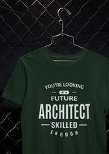 Load image into Gallery viewer, Future Architect Profession Women Half Sleeves T-shirt- KidsFashionVilla