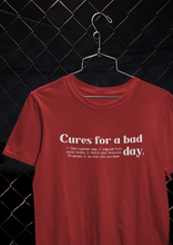 Load image into Gallery viewer, Cures For A Bad Quotes Women Half Sleeves T-shirt- KidsFashionVilla