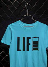 Load image into Gallery viewer, Life Mens Half Sleeves T-shirt- KidsFashionVilla