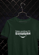 Load image into Gallery viewer, Keep Smiling Its Sunnah Mens Half Sleeves T-shirt- KidsFashionVilla