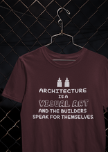 Load image into Gallery viewer, Architecture Visual Art Architect Profession Women Half Sleeves T-shirt- KidsFashionVilla