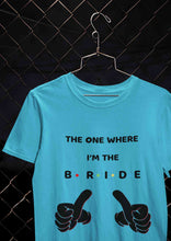 Load image into Gallery viewer, Here Comes The Bride Women Half Sleeves T-shirt- KidsFashionVilla