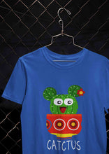 Load image into Gallery viewer, Catctus Women Half Sleeves T-shirt- KidsFashionVilla