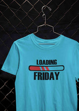 Load image into Gallery viewer, Loading Friday Mens Half Sleeves T-shirt- KidsFashionVilla