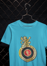 Load image into Gallery viewer, Rcb Logo Women Half Sleeves T-shirt- KidsFashionVilla