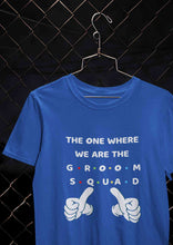 Load image into Gallery viewer, Groom Squad Mens Half Sleeves T-shirt- KidsFashionVilla
