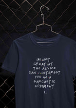 Load image into Gallery viewer, F.R.I.E.N.D.S Sarcastic Comment Chandler Mens Half Sleeves T-shirt- KidsFashionVilla
