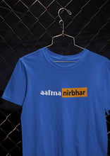 Load image into Gallery viewer, Aatmanirbhar  Women Half Sleeves T-shirt- KidsFashionVilla
