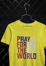 Load image into Gallery viewer, Pray For The World Women Half Sleeves T-shirt- KidsFashionVilla