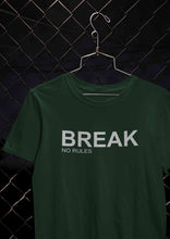Load image into Gallery viewer, Break No Rules Women Half Sleeves T-shirt- KidsFashionVilla