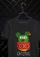 Load image into Gallery viewer, Catctus Women Half Sleeves T-shirt- KidsFashionVilla