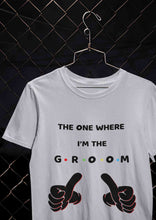 Load image into Gallery viewer, I Am The Groom Mens Half Sleeves T-shirt- KidsFashionVilla