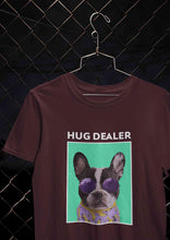 Load image into Gallery viewer, Cute Pug Hug Dealer Women Half Sleeves T-shirt- KidsFashionVilla