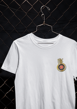 Load image into Gallery viewer, Rcb Logo Side Pocket Women Half Sleeves T-shirt- KidsFashionVilla