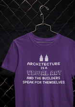 Load image into Gallery viewer, Architecture Visual Art Architect Profession Women Half Sleeves T-shirt- KidsFashionVilla