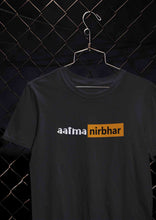 Load image into Gallery viewer, Aatmanirbhar  Women Half Sleeves T-shirt- KidsFashionVilla