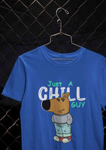 Load image into Gallery viewer, Just A Chill Guy Women Half Sleeves T-shirt- KidsFashionVilla